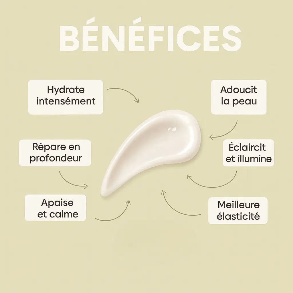 Masques Réparateurs Bio à la Sécrétion d’Escargot                       Peau Lisse et Hydratée 10 pcs